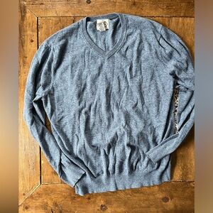 St. John's Bay Fine Gauge Mens V Neck Long Sleeve Pullover Sweater XL